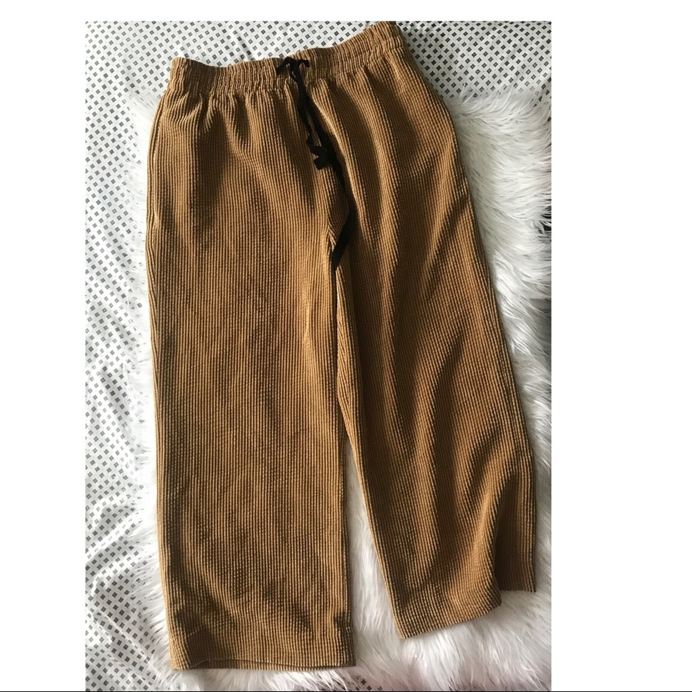 Zara Brown Wide Leg Pants